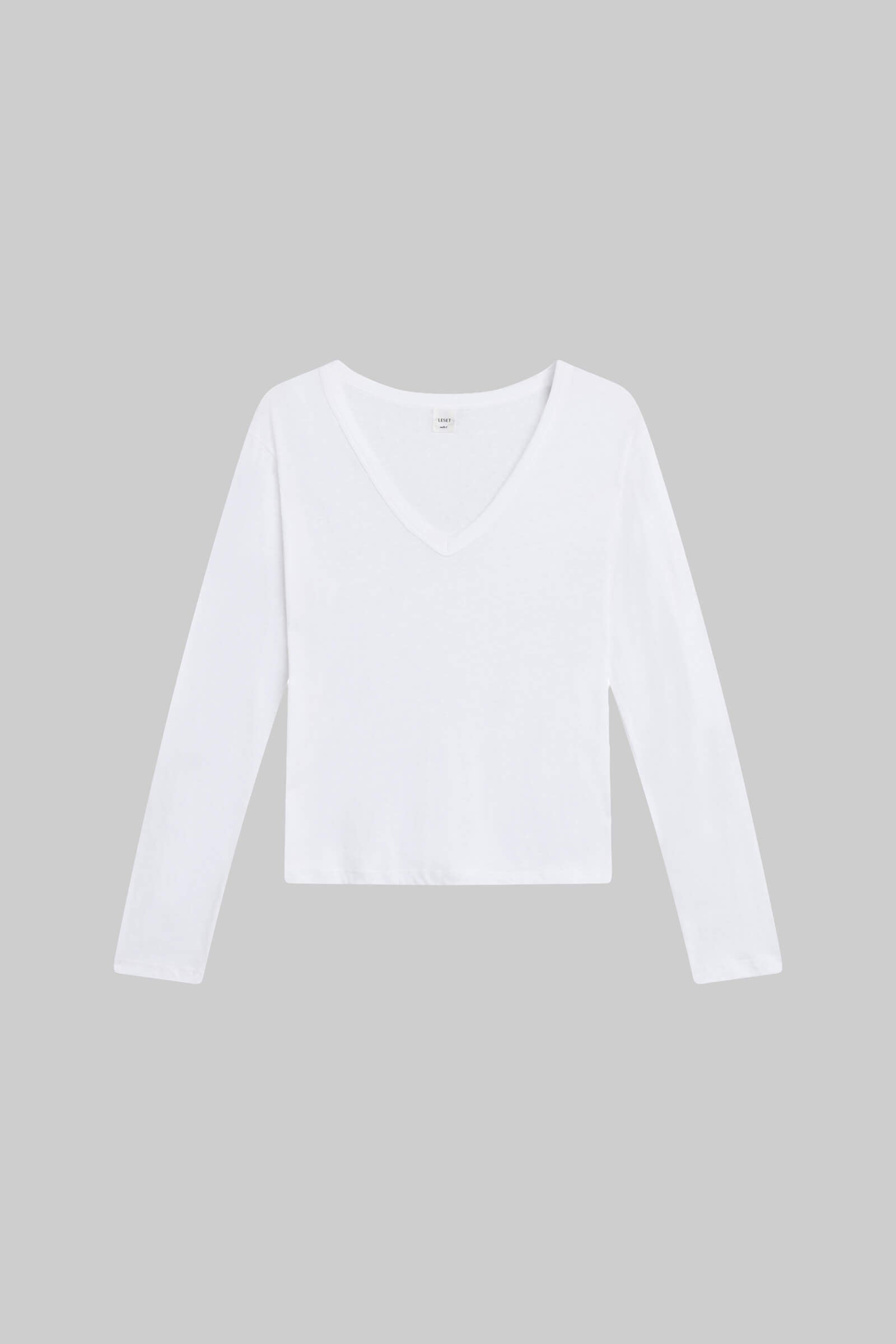 Laura V Neck Long Sleeve-2