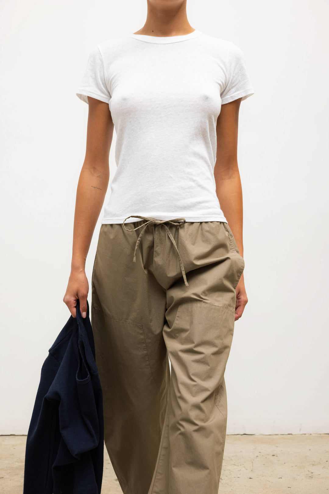 LESET Kyoto Carpenter Pant in Birch in Cotton