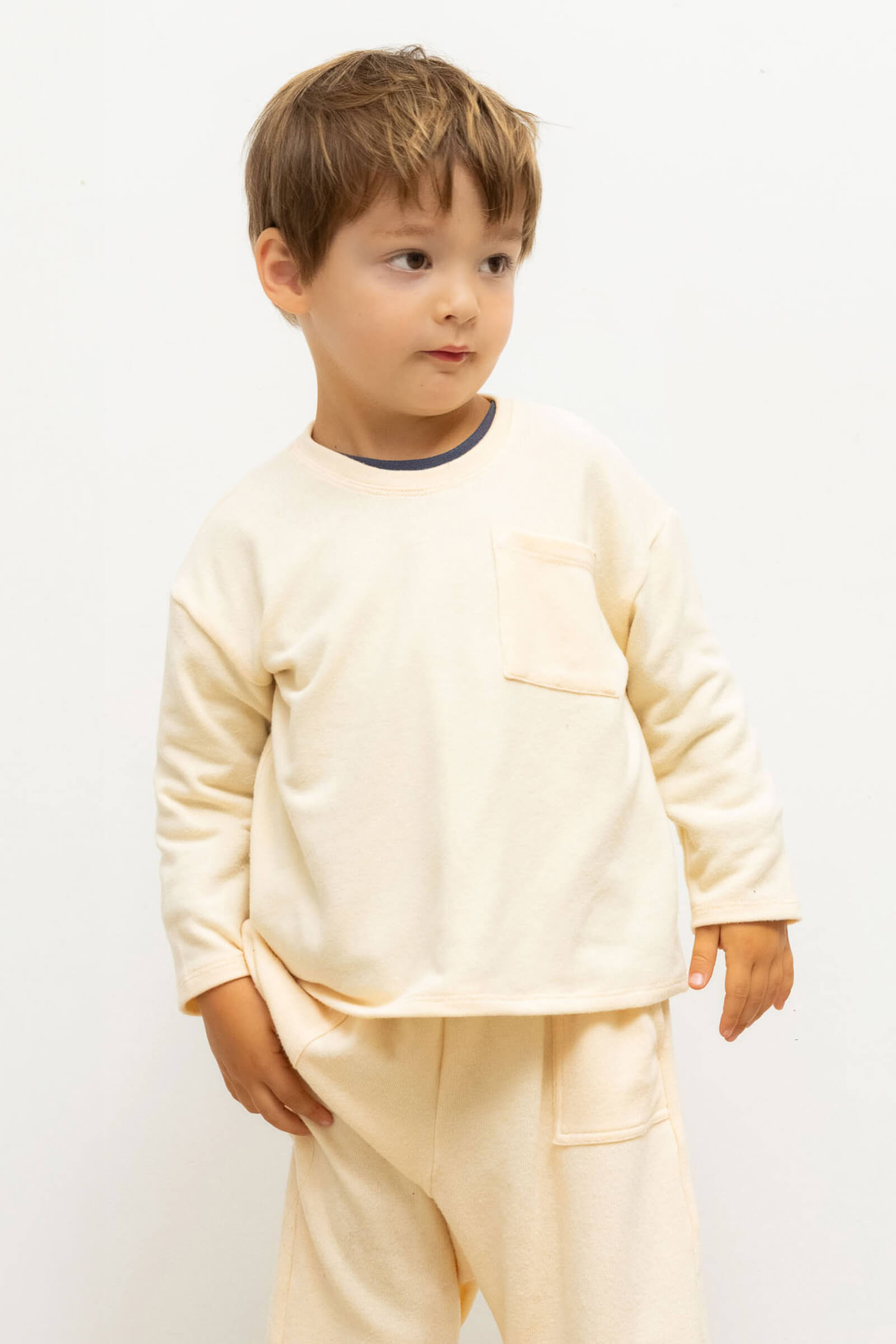 Lauren Bebe Long Sleeve Pocket Tee
