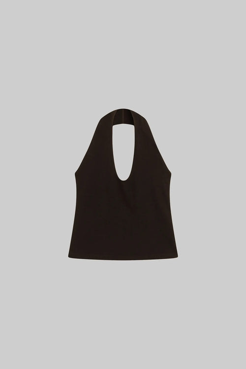 Lauren Halter Top - Chocolate - Image 2