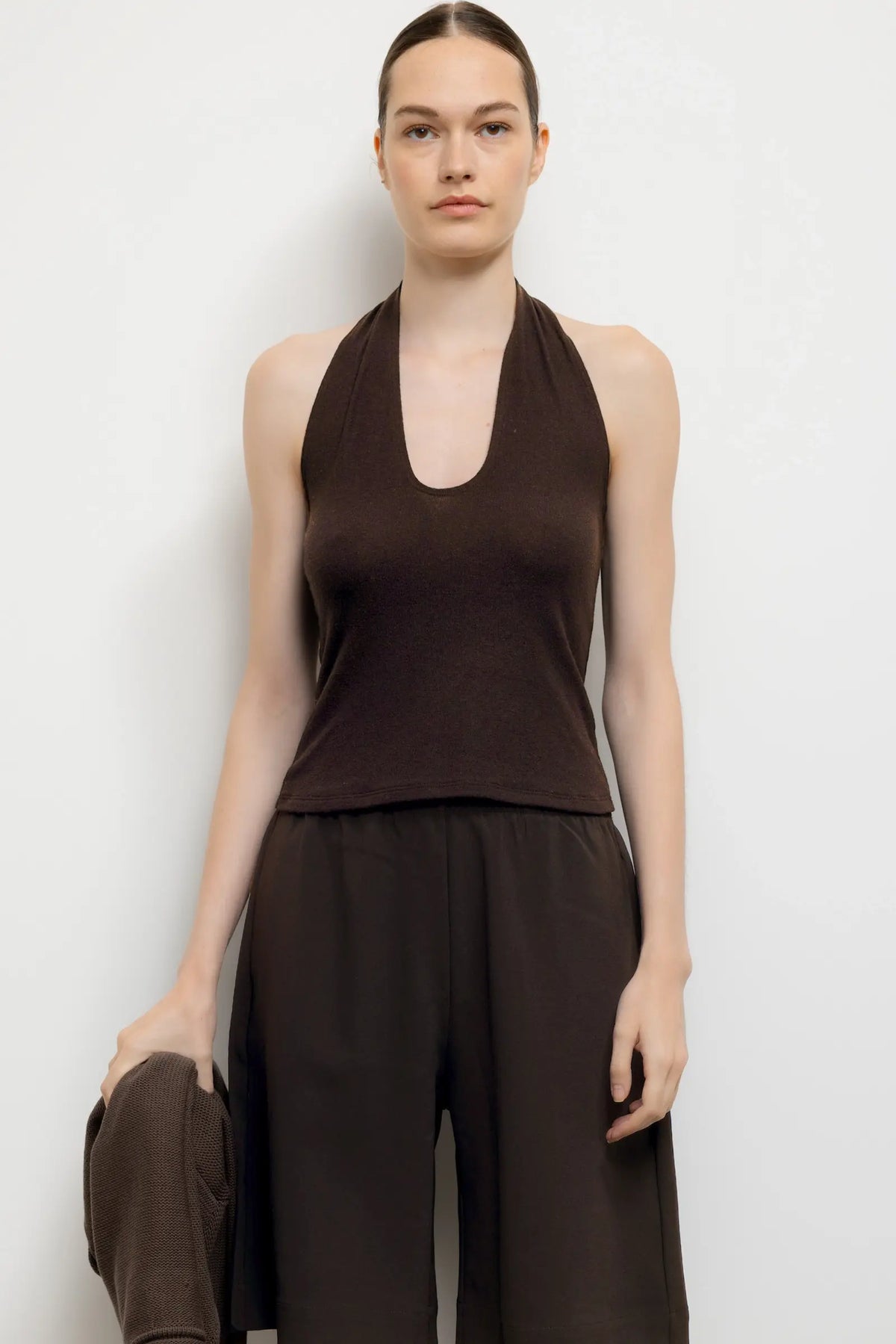 Lauren Halter Top - Chocolate - Image 1