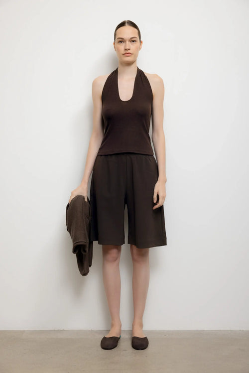 Lauren Halter Top - Chocolate - Image 3