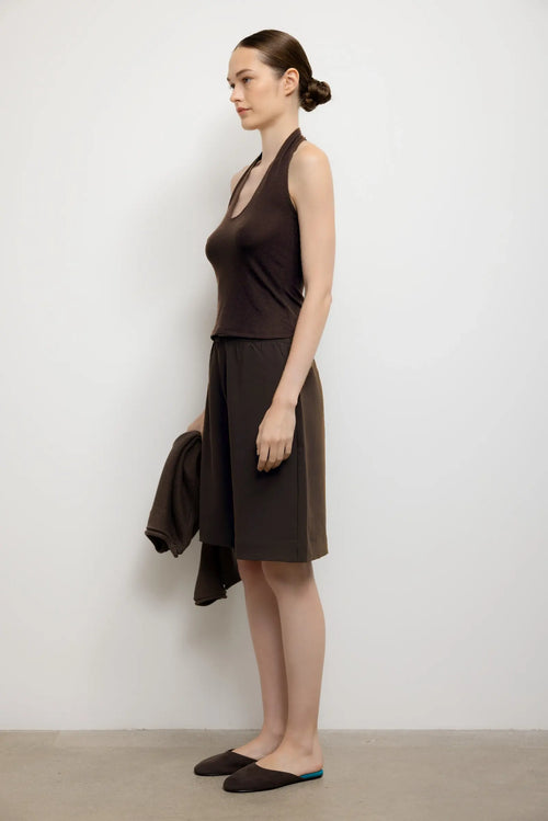 Lauren Halter Top - Chocolate - Image 5