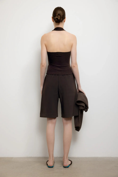 Lauren Halter Top - Chocolate - Image 6