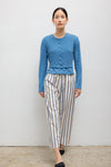 Yoshi Stripe Crop Drawstring Pant