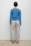 Yoshi Stripe Crop Drawstring Pant