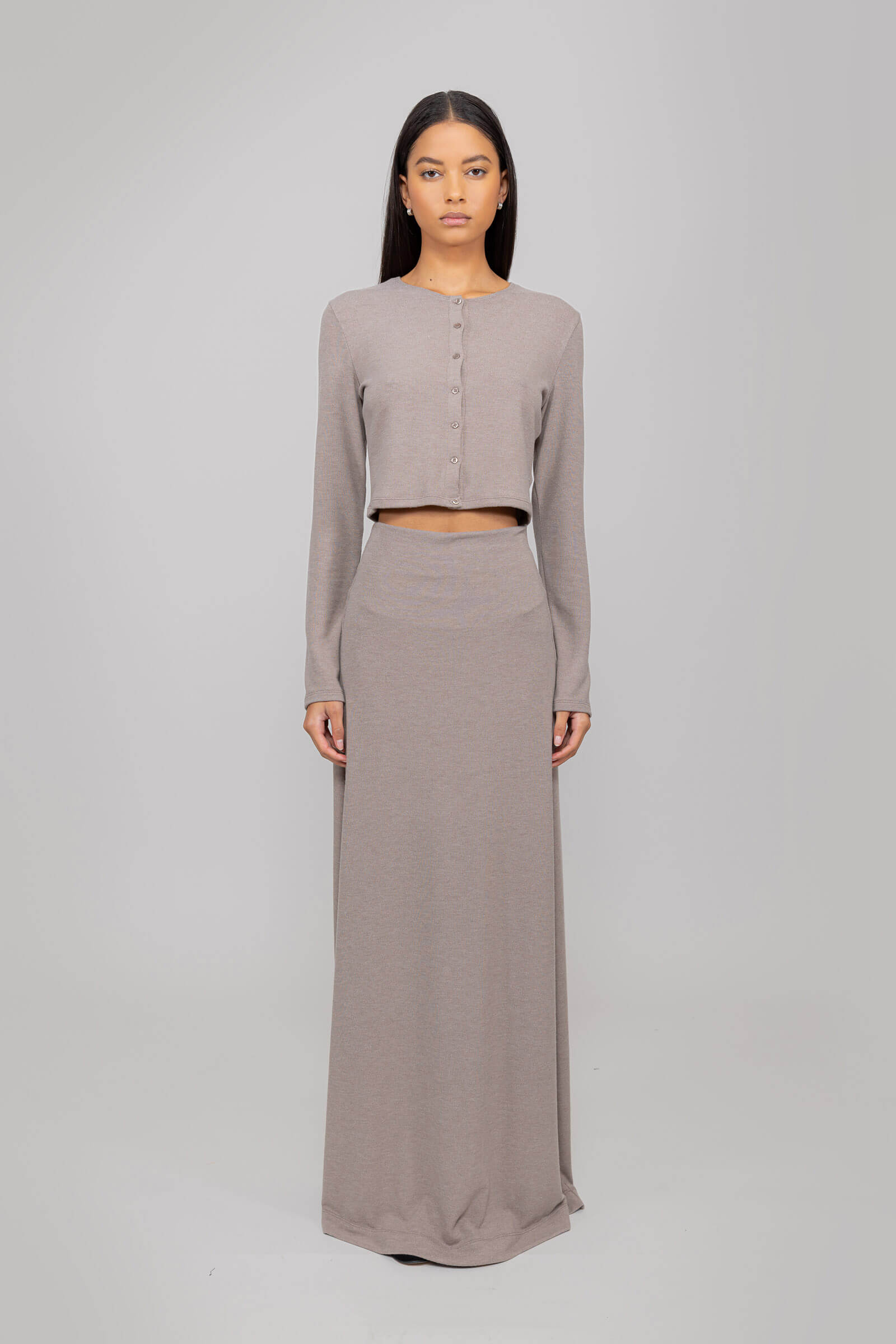 Lauren High Waist Maxi Skirt