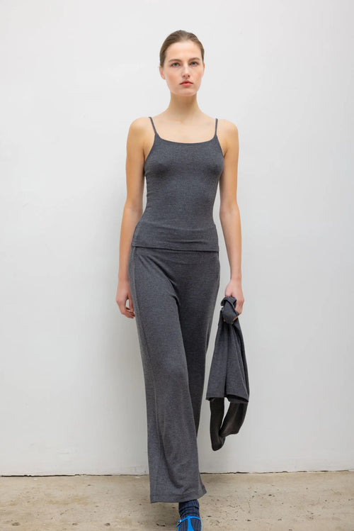 Lauren Crop Flare Pant - Charcoal - Image 3