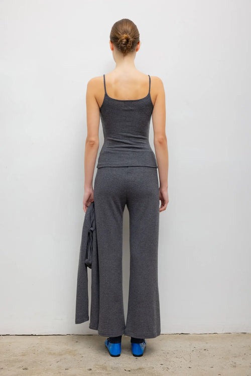 Lauren Crop Flare Pant - Charcoal - Image 5