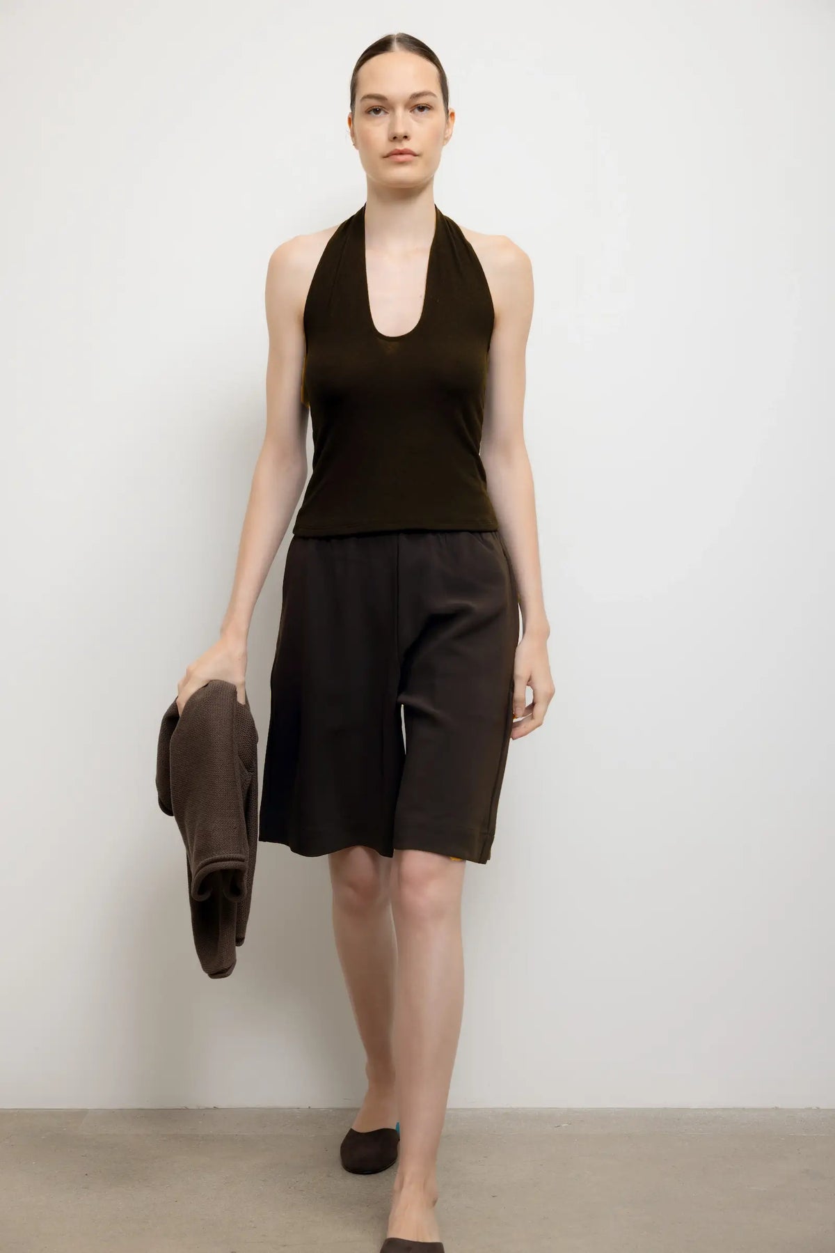 Lauren Halter Top - Chocolate - Image 4