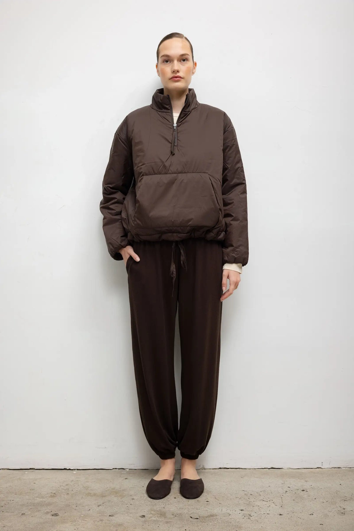 Pre-Order: Lauren Jogger - Chocolate - Image 1