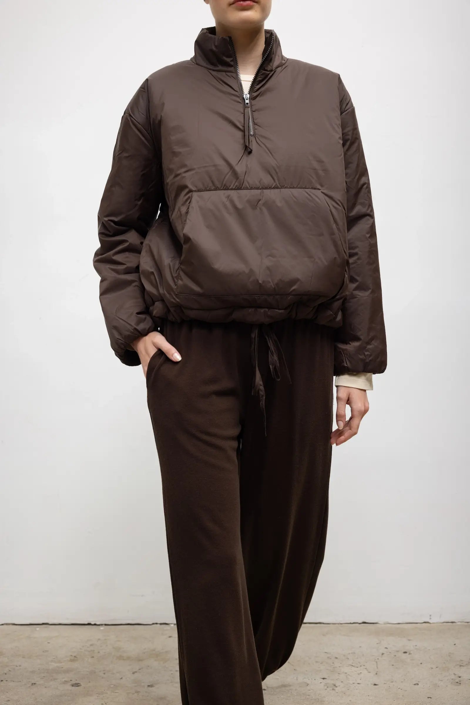 Pre-Order: Lauren Jogger - Chocolate - Image 4