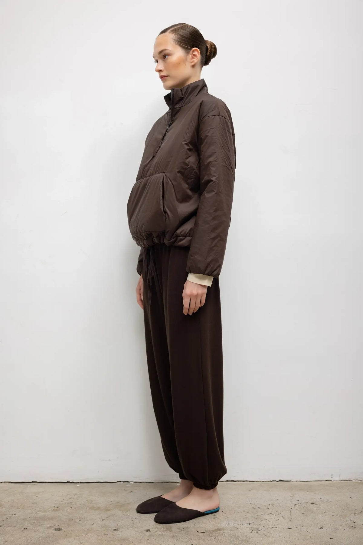 Pre-Order: Lauren Jogger - Chocolate - Image 5