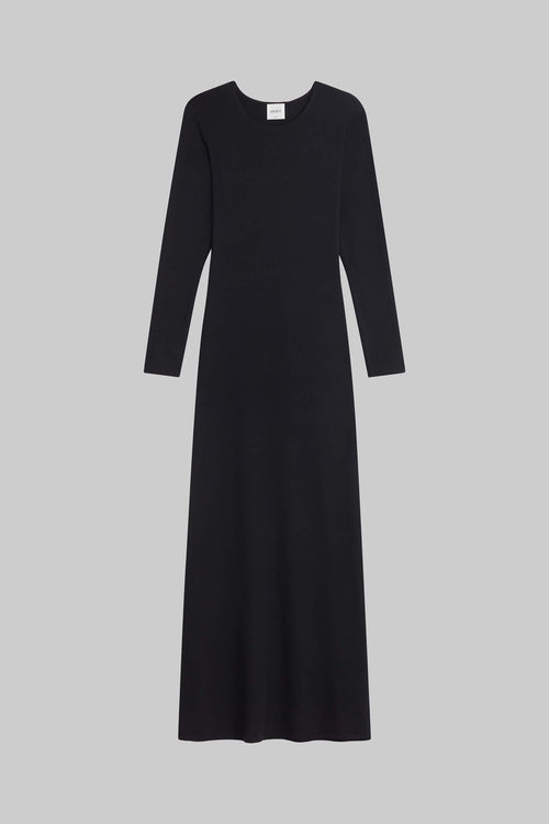 LESET Lauren Long Sleeve Maxi Dress in Black in Jersey LESET Lauren Long Sleeve Maxi Dress in Black in Jersey