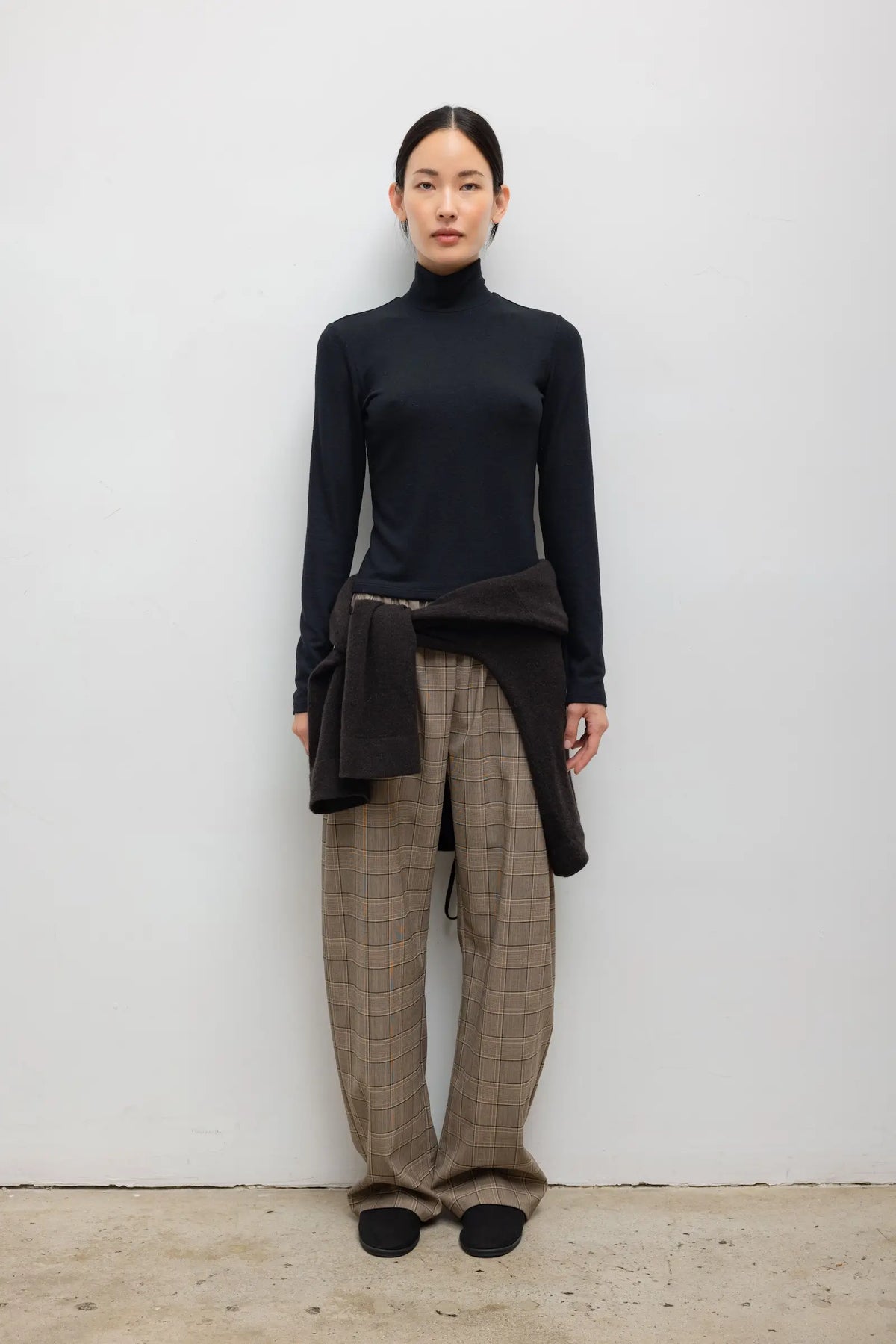 Lauren Long Sleeve Turtleneck - Black - Image 3