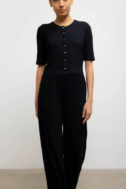 Lauren Mid Sleeve Cardigan - Black - Image 5
