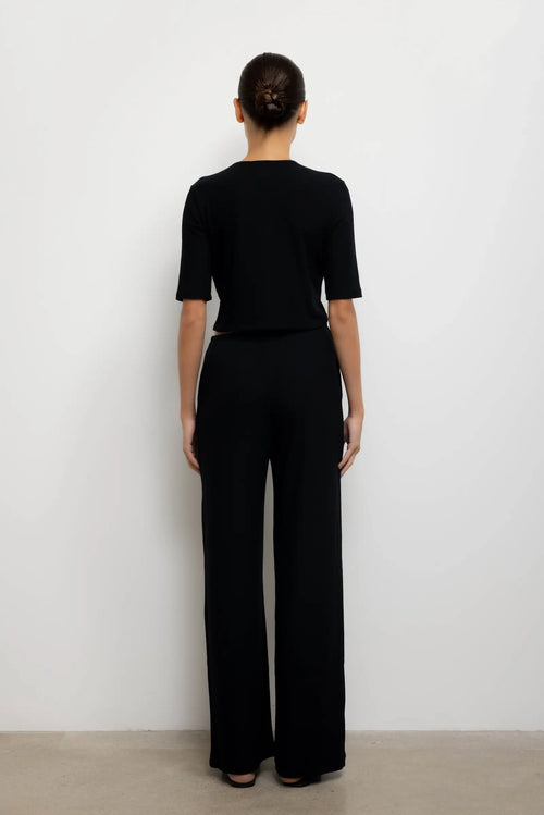 Lauren Mid Sleeve Cardigan - Black - Image 7