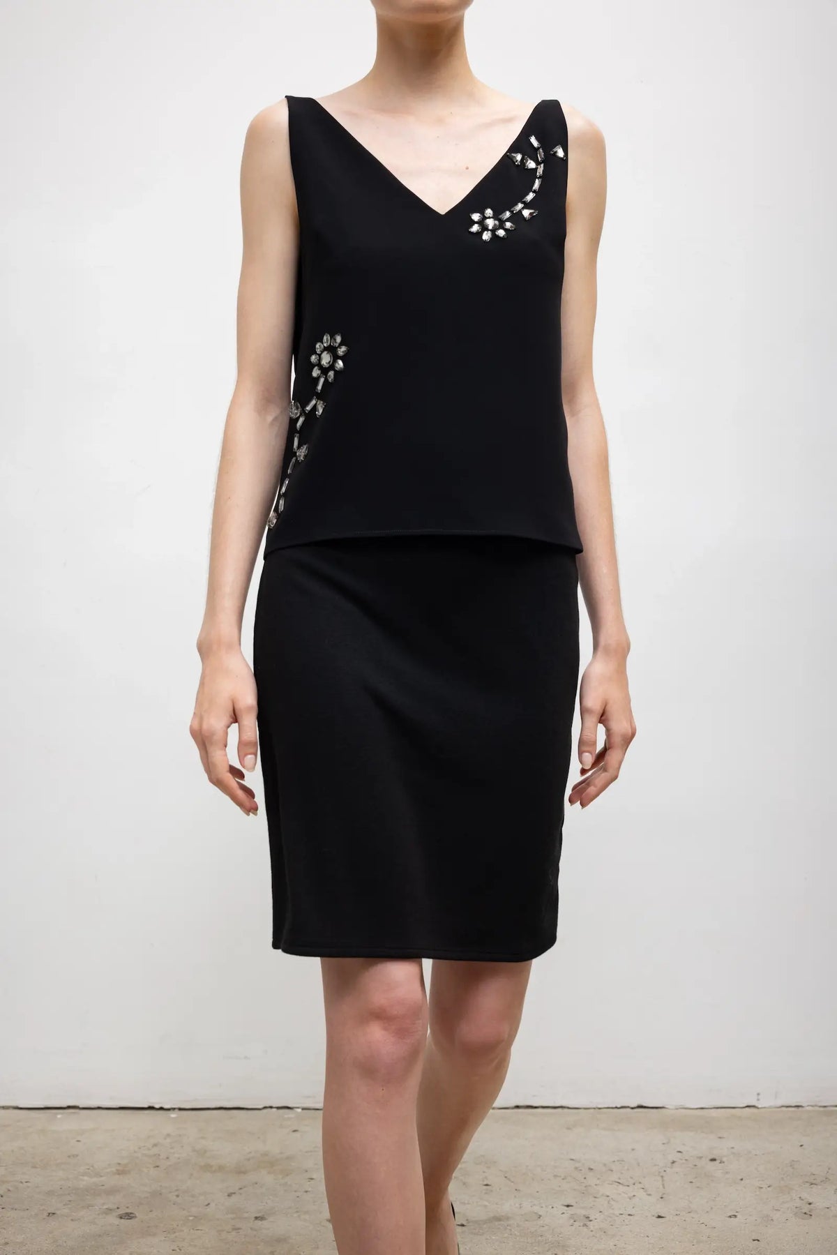 Lauren Pencil Skirt - Black - Image 4