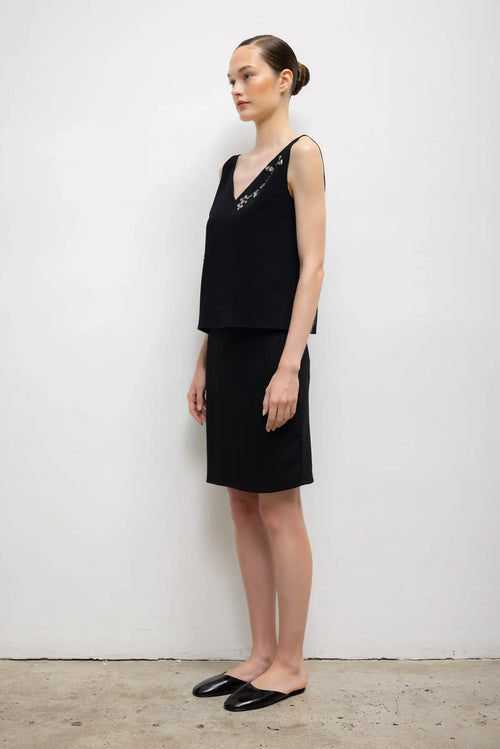 Lauren Pencil Skirt - Black - Image 5