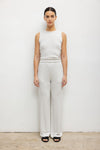 Pointelle Sleeveless Crew