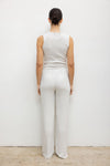 Pointelle Sleeveless Crew