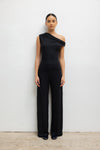 Lauren Ruched Asymmetrical Shoulder Top