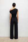 Lauren Ruched Asymmetrical Shoulder Top