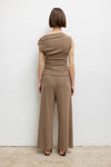 Lauren Ruched Asymmetrical Shoulder Top