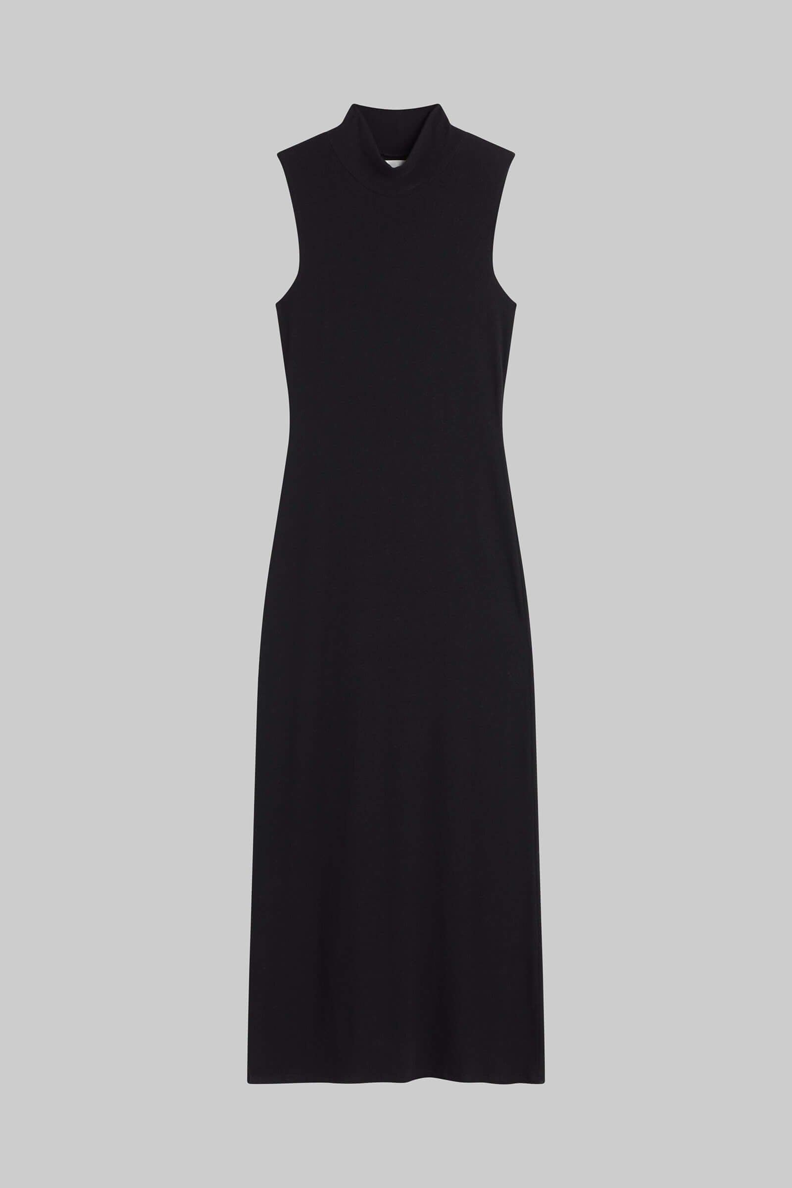 Lauren Sleeveless Turtleneck Maxi Dress-2