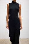 Lauren Sleeveless Turtleneck Maxi Dress