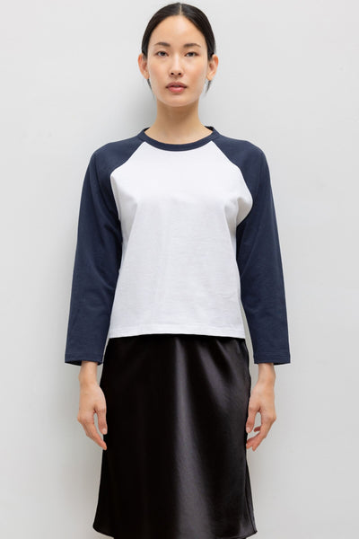The Margo Long Sleeve Baseball Tee – LESET
