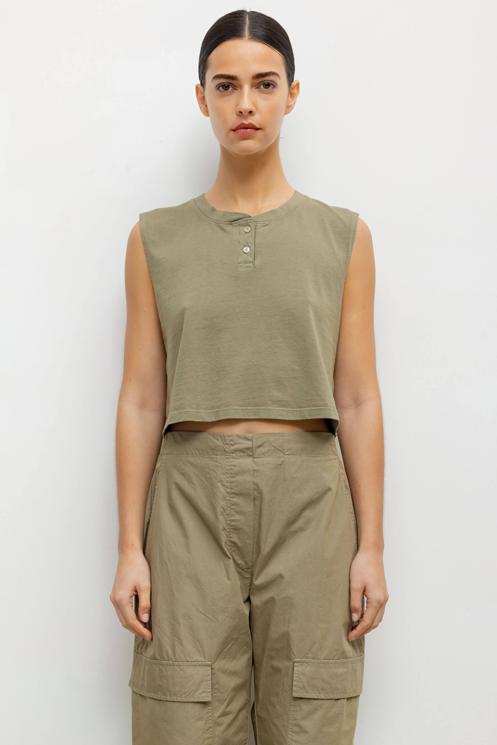 Margo Sleeveless Henley