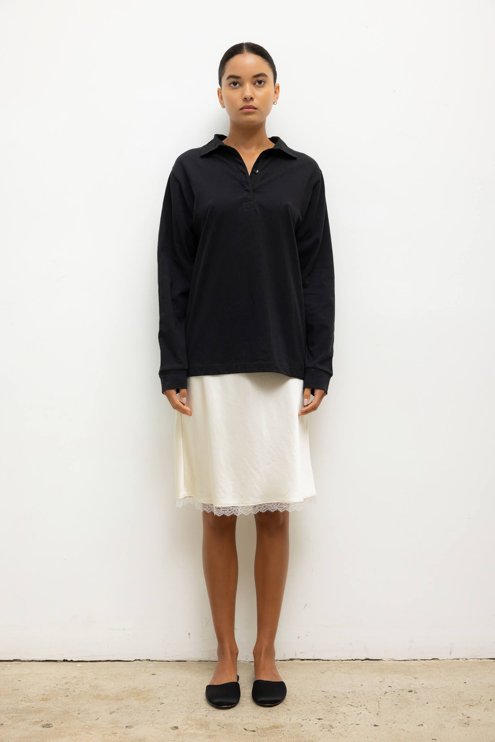 Barb Lace Slip Skirt