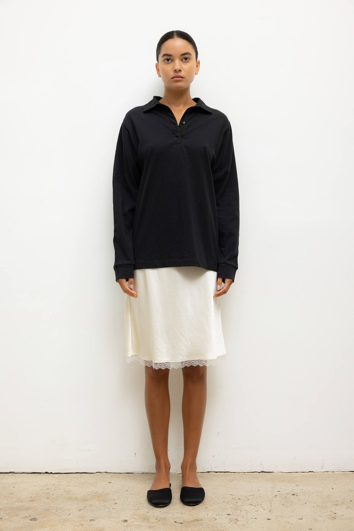 Barb Lace Slip Skirt