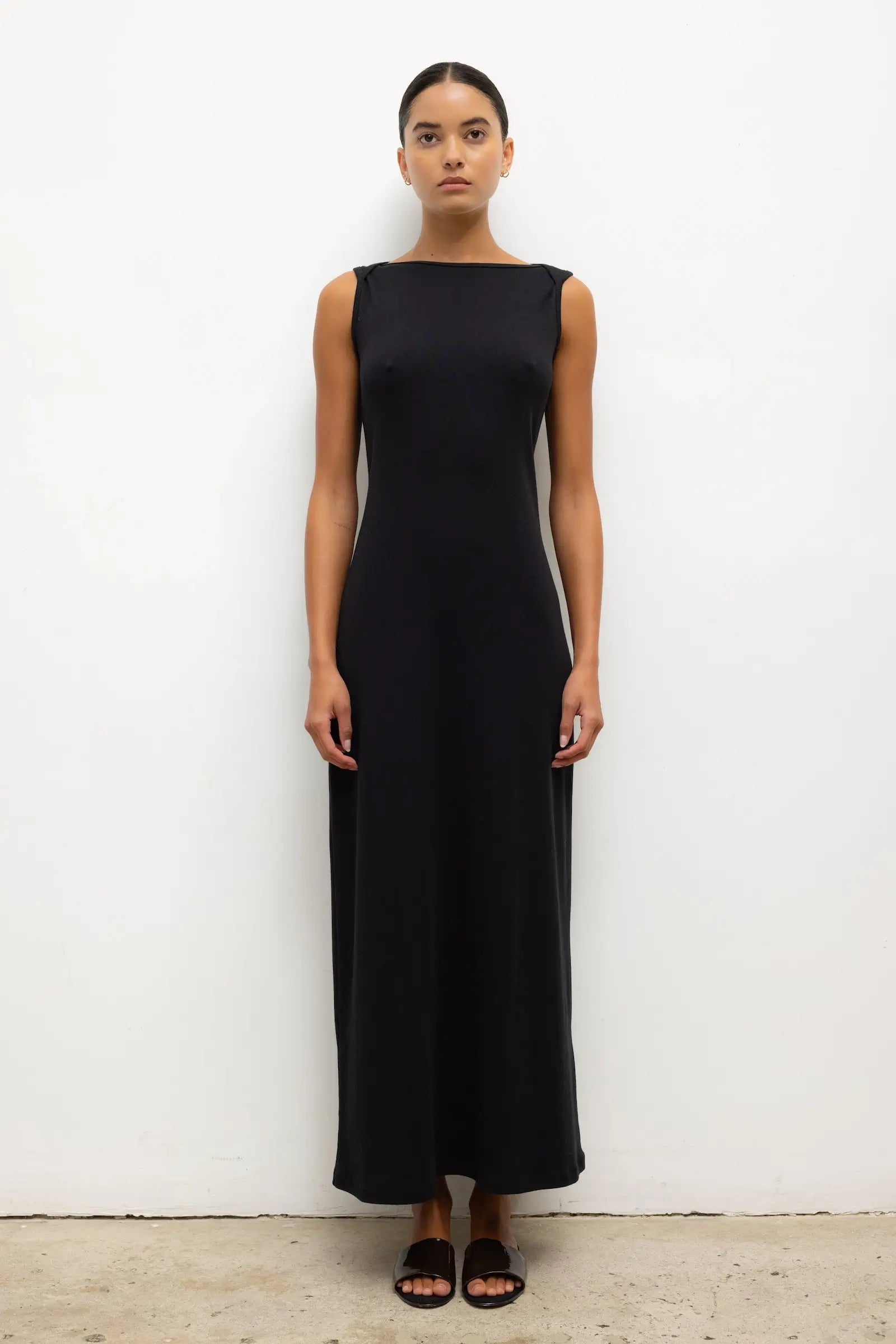 Nando Boatneck Maxi Dress