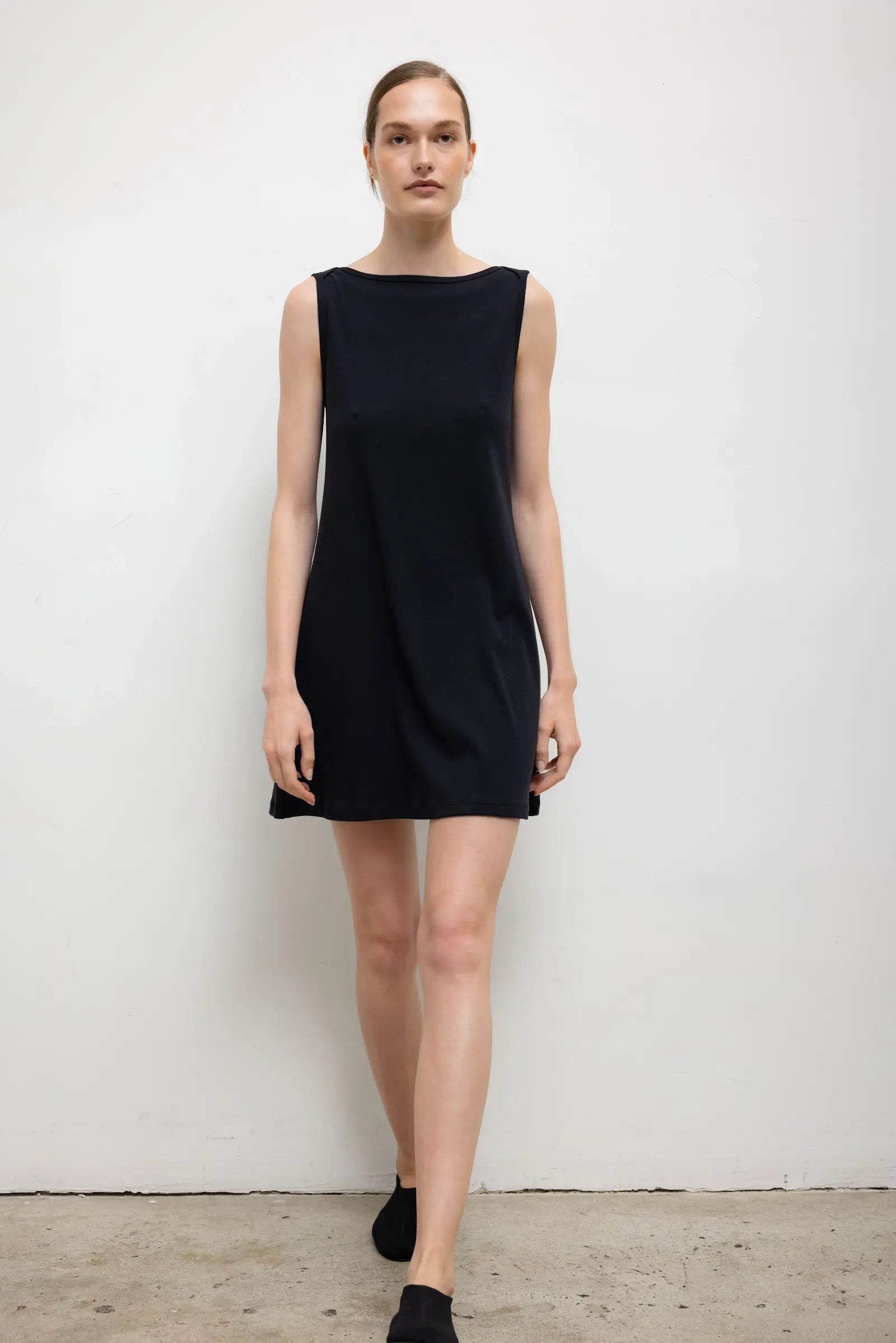 Nando Boatneck Mini Dress