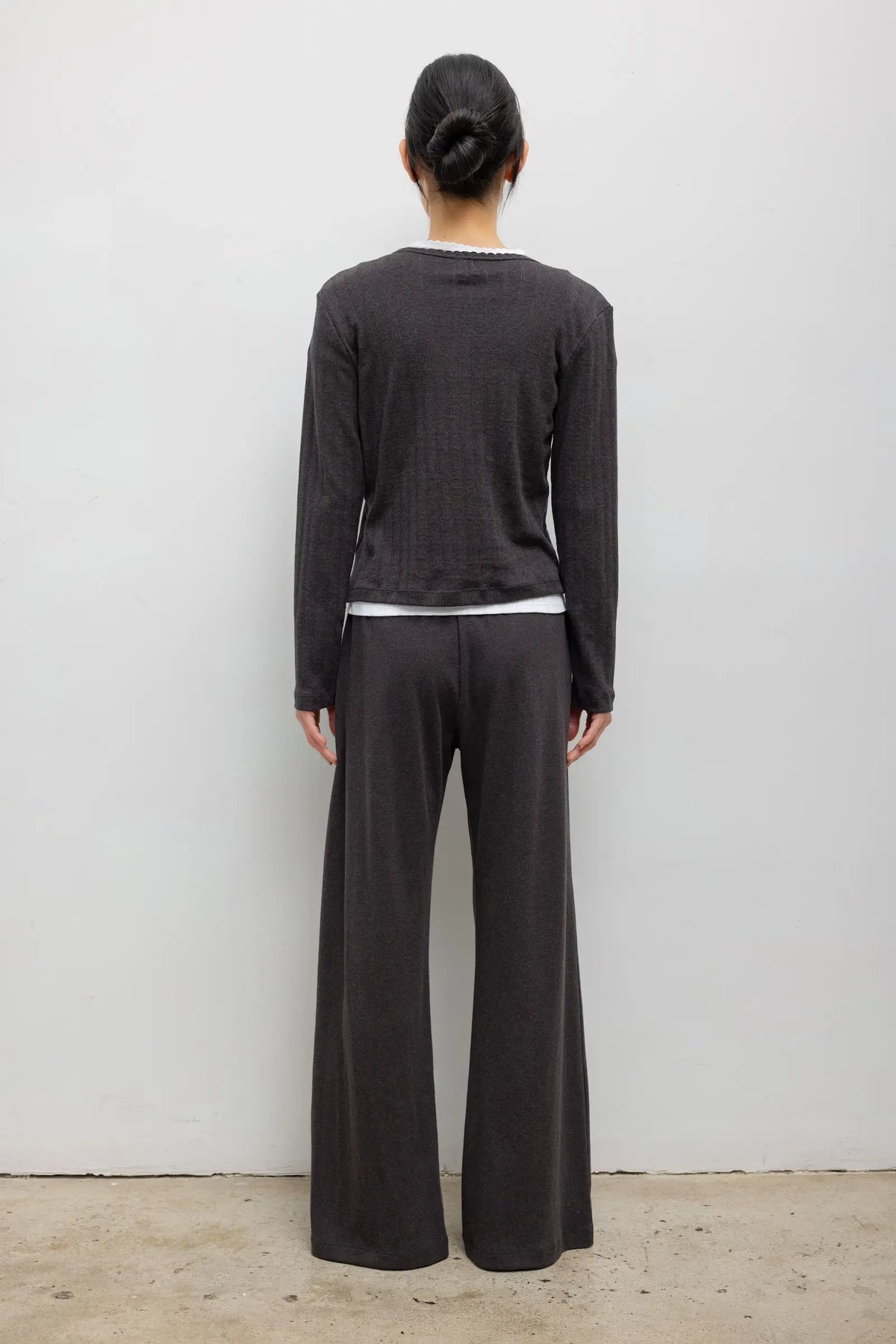Pre-Order: Nando Lounge Pant - Hickory Melange - Image 5