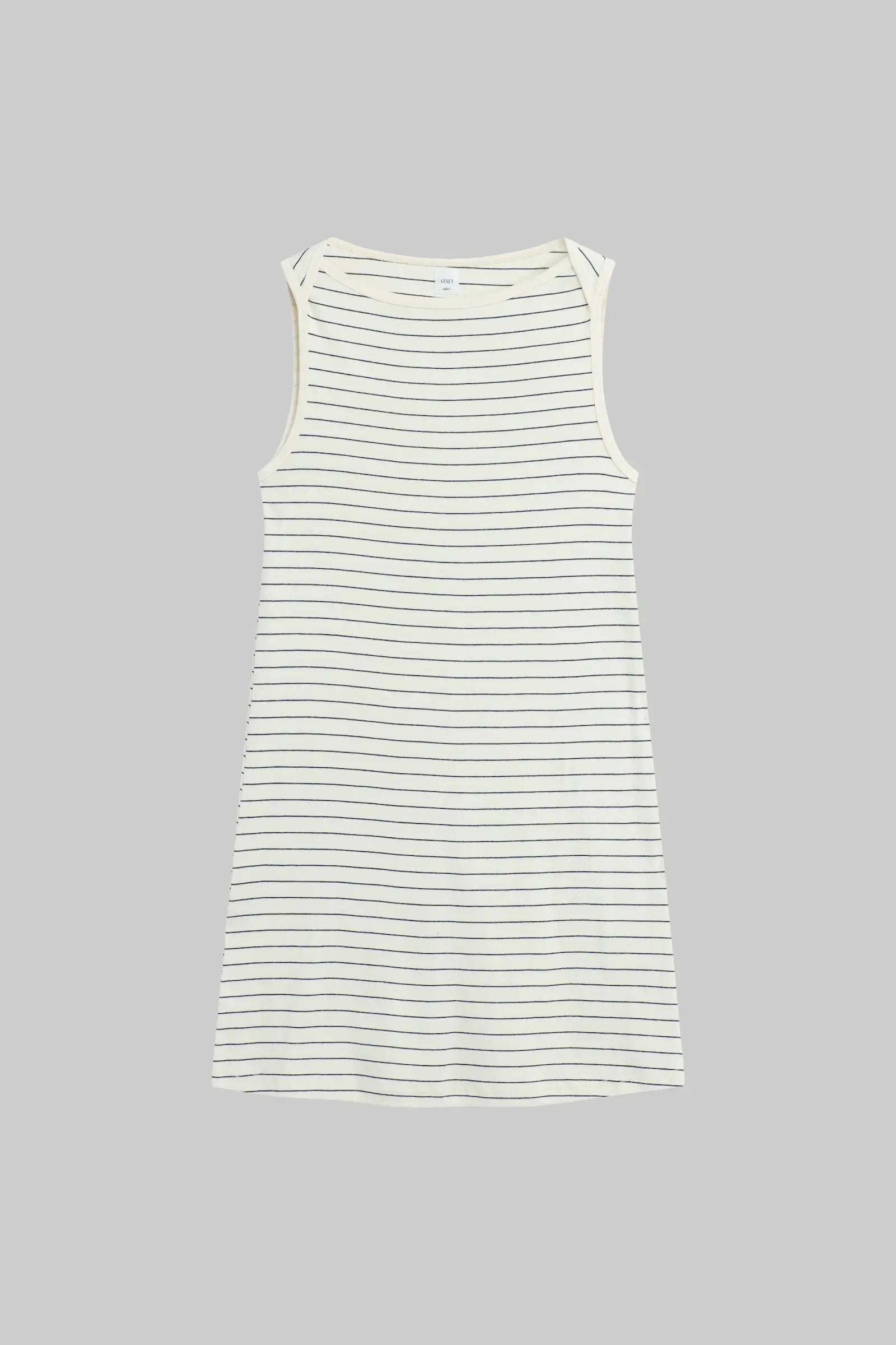 Nando Stripe Boatneck Mini Dress-2