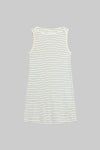 Nando Stripe Boatneck Mini Dress