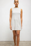 Nando Stripe Boatneck Mini Dress