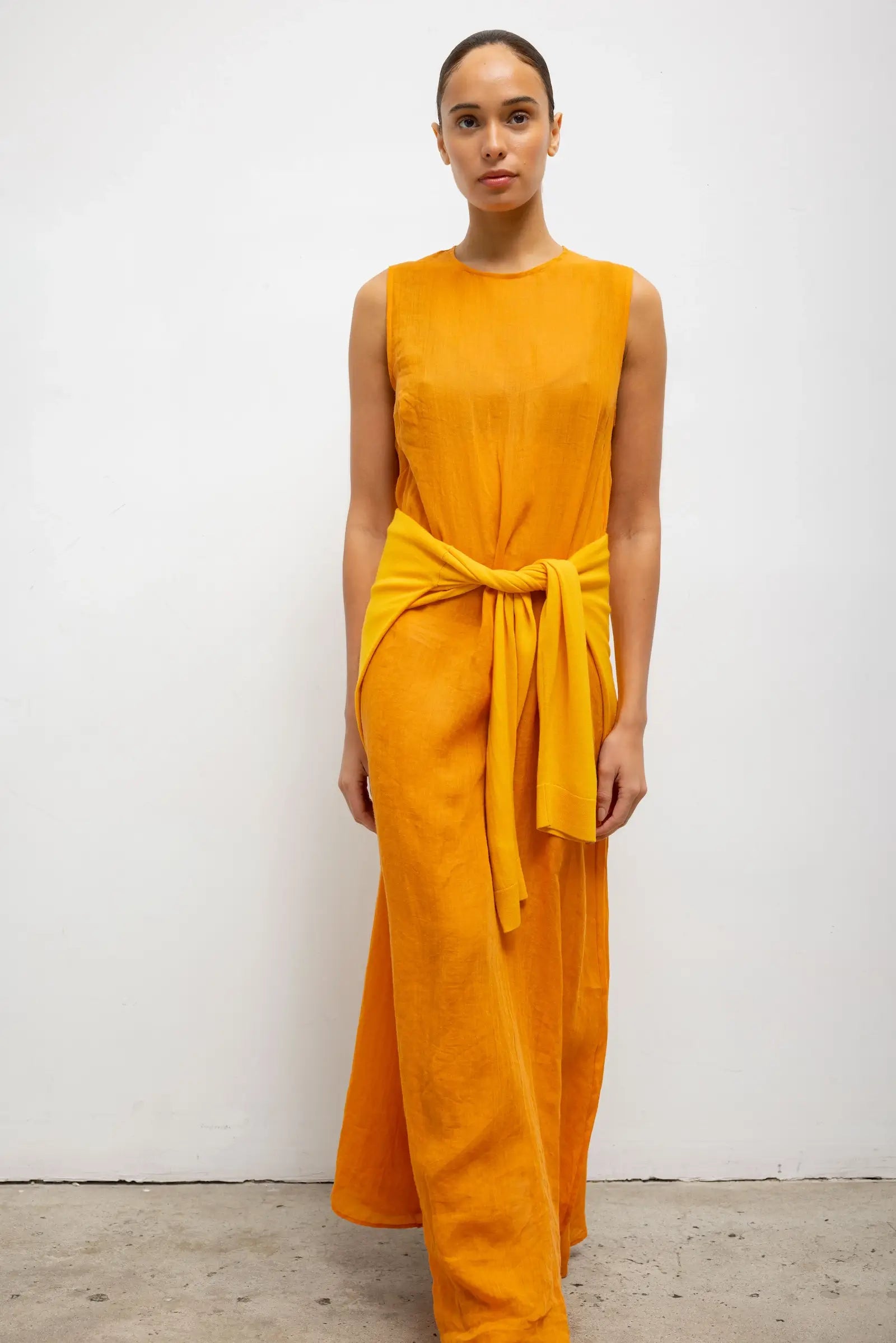 Niko Sleeveless Crew Maxi