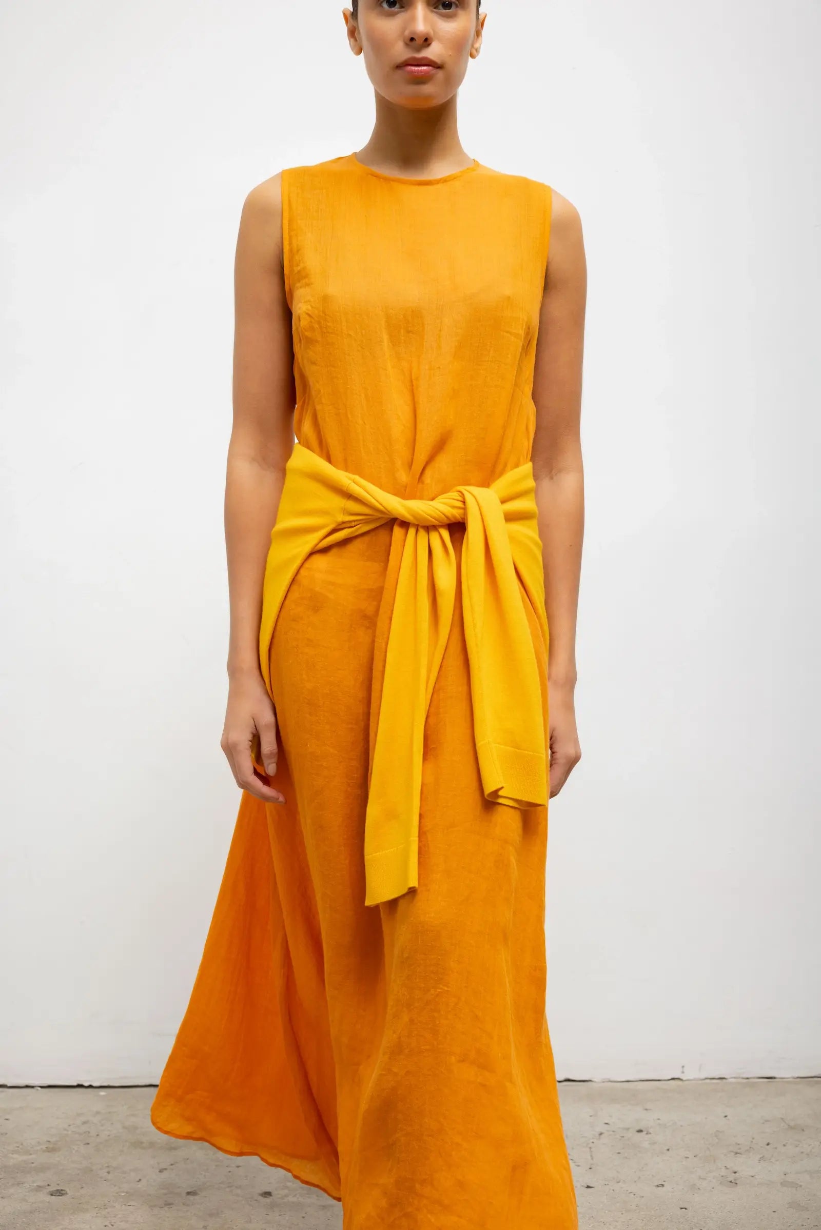 Niko Sleeveless Crew Maxi