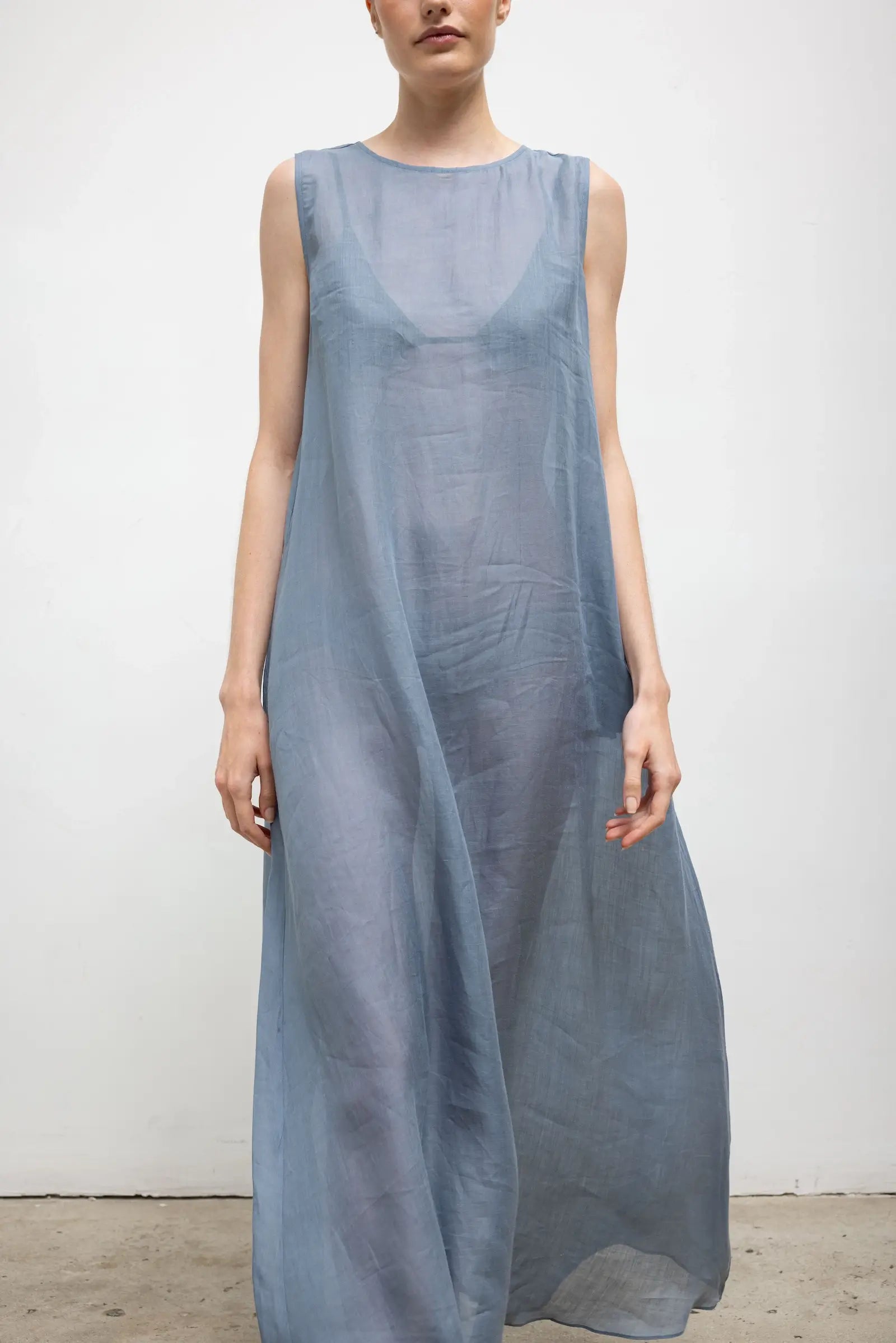 Niko Sleeveless Crew Maxi
