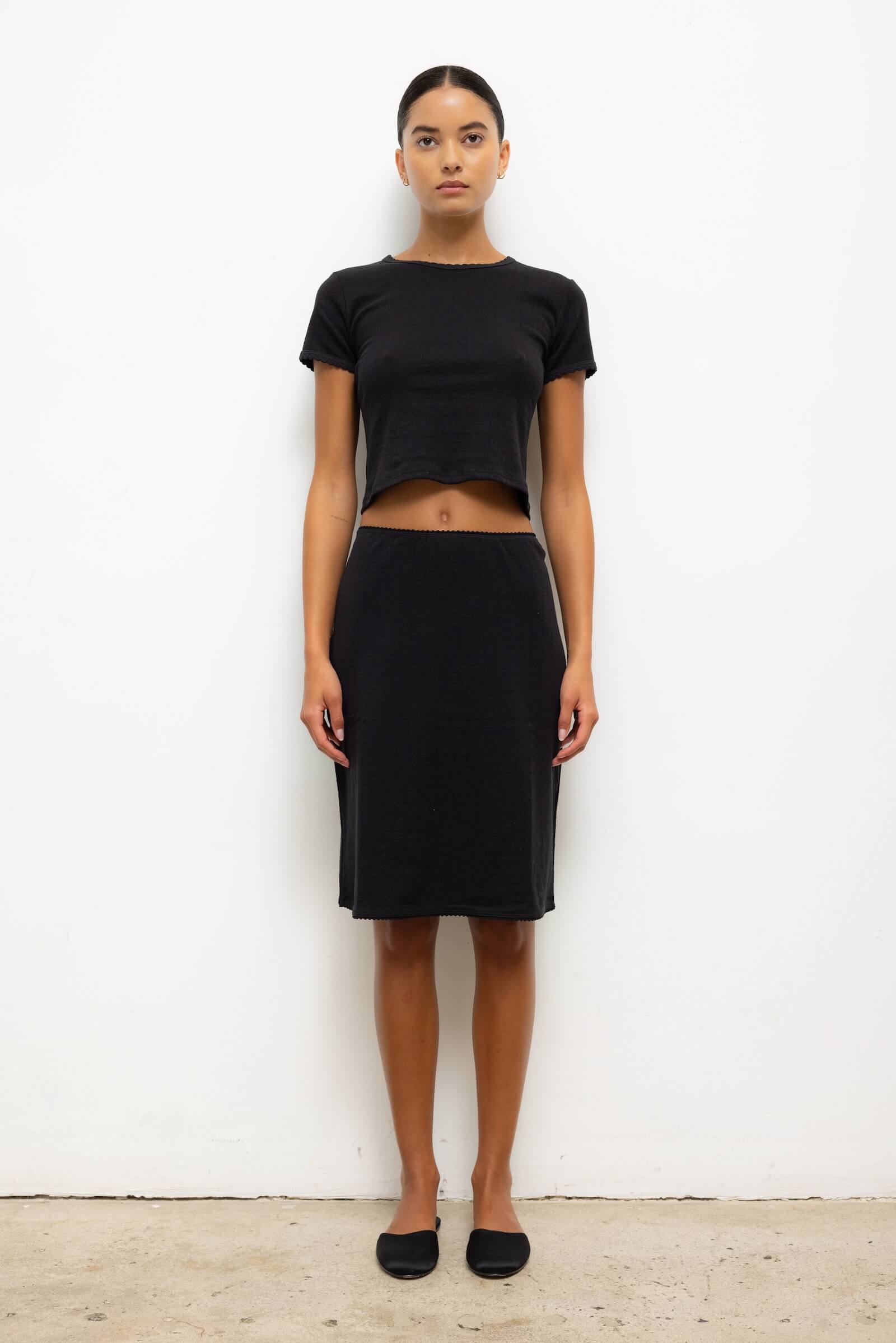 Pointelle Skirt