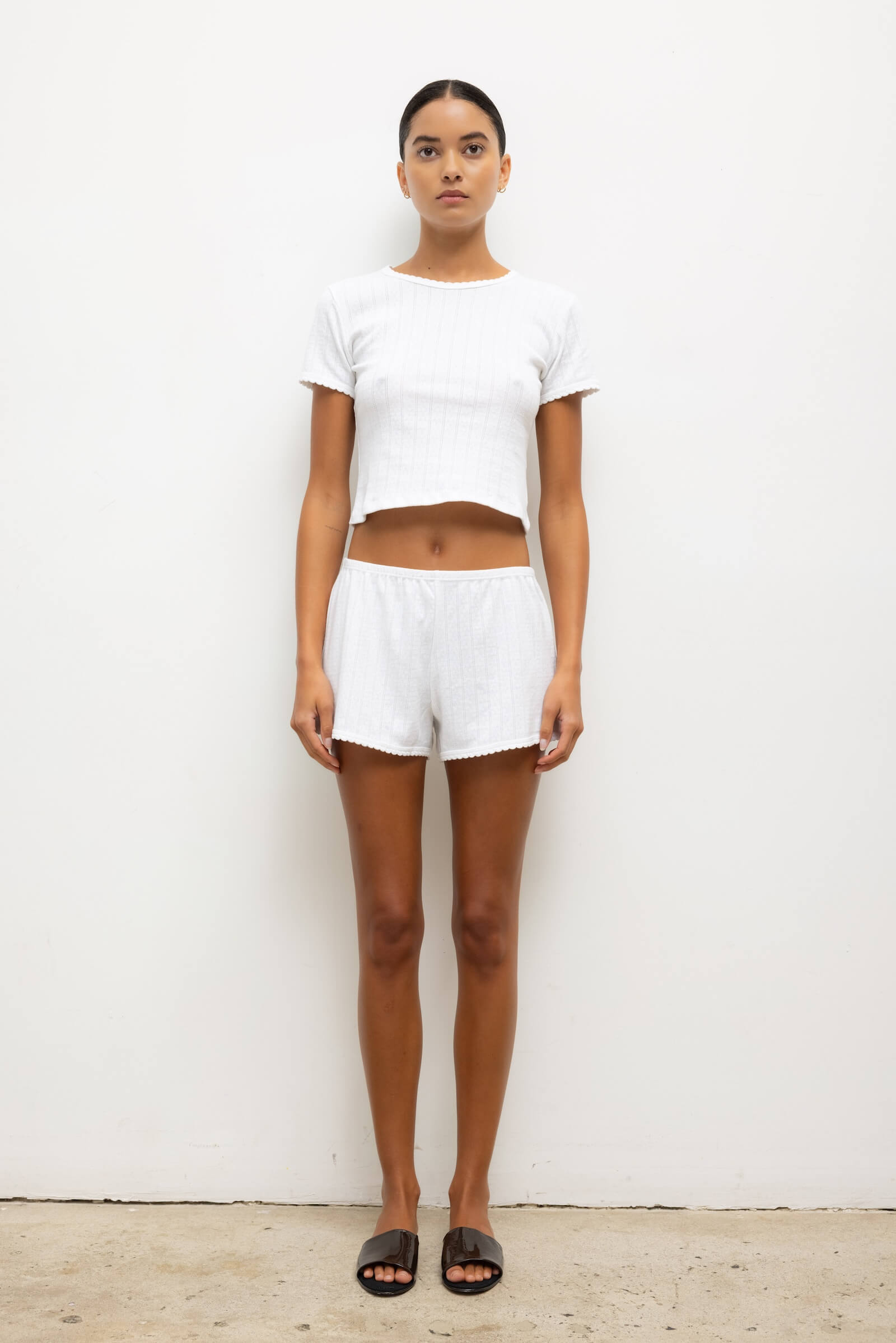 Pointelle Mini Short