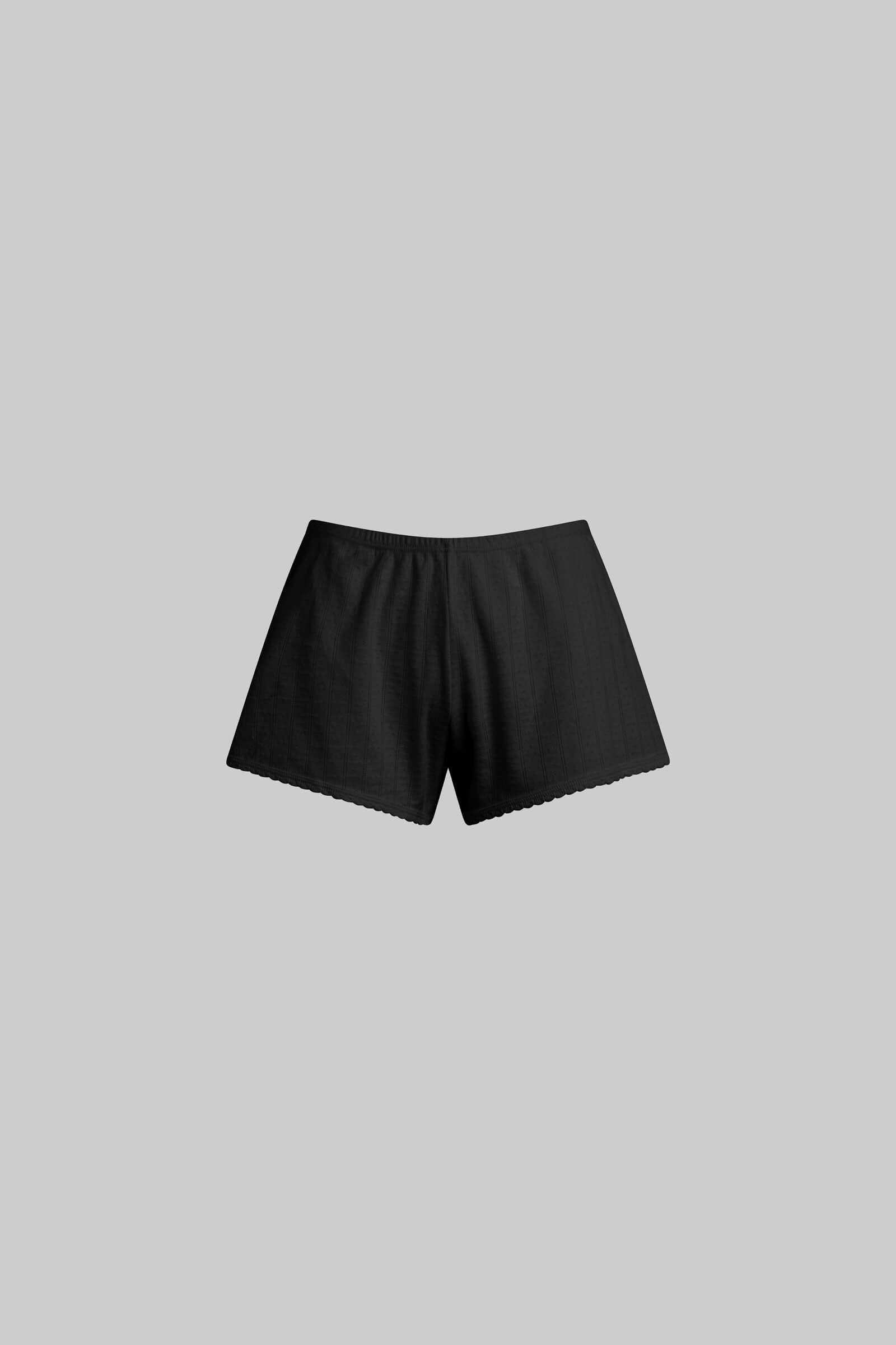 Pointelle Mini Short-2