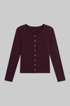 Pointelle Classic Crew Cardigan