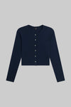 Pointelle Crop Cardigan