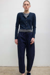 Pointelle Crop Cardigan