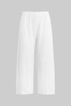 Pointelle Crop Wide Leg Pant